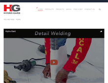 Tablet Screenshot of hydro-gard.com